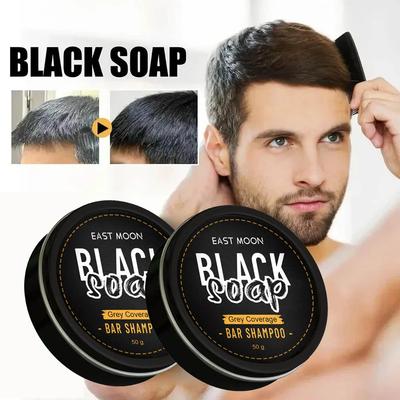 Sapone Solido Scurimento Capelli Uomo Polygonum Multiflorum Naturale Biologico Ripara Colore Grigio Bianco Tintura Viso Capelli Corpo Sapone Per Uomo Donna