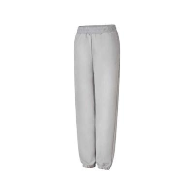 Outdoor Casual Warm Cuffed Loose Knit Sports Pants Women Pants Light-Gray 2032D261-020