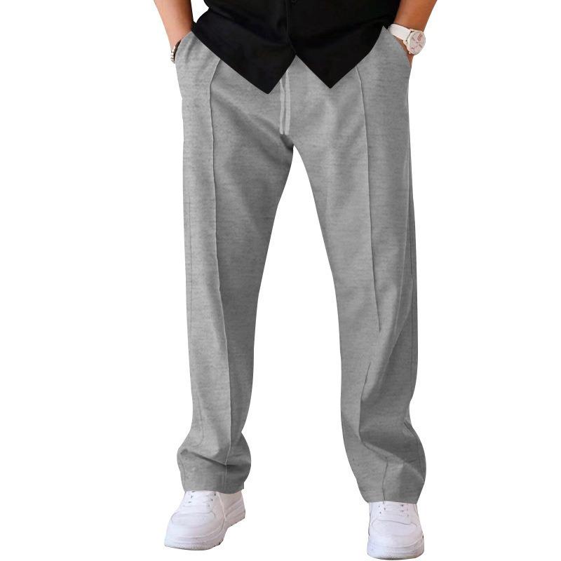 New Pants Men's Spring and Summer Loose Straight Sports Casual Trousers Oversize Trousers