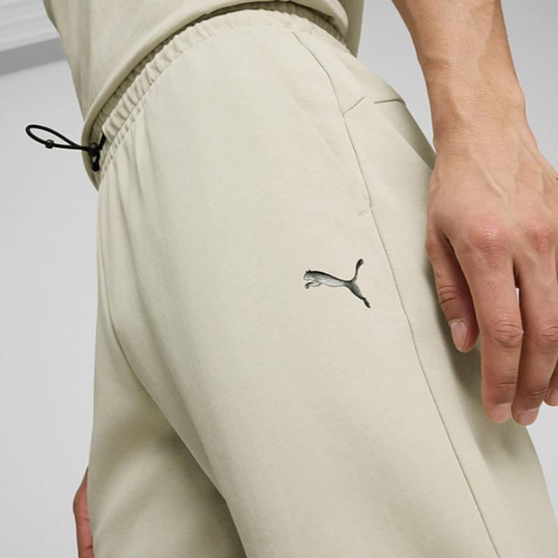 Puma Casual Versatile Breathable Knitted Sports Pants Men Bottoms Gray 684197-68