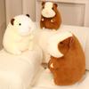 Kawaii Soft Guinea Pig Plush Toys Sleep Stuffed Pillow Cartoon Animals Plush Cushion Pillow Boys Girls Birthday Gift Home Decor