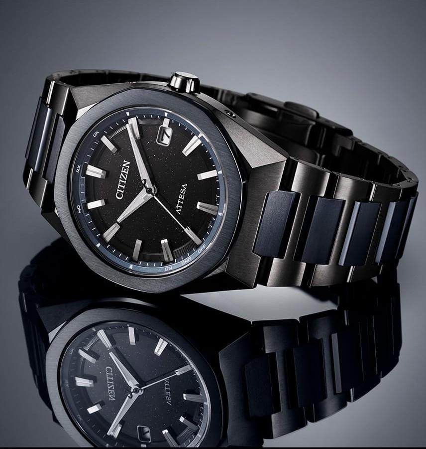 Citizen ATTESA Radiostyrt Blå Univers Super Titanium Herreklokke CB3046-76E