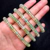 Green Agate Spacer Beads Bracelet with Flower Design - DIY Wenwan Accessories