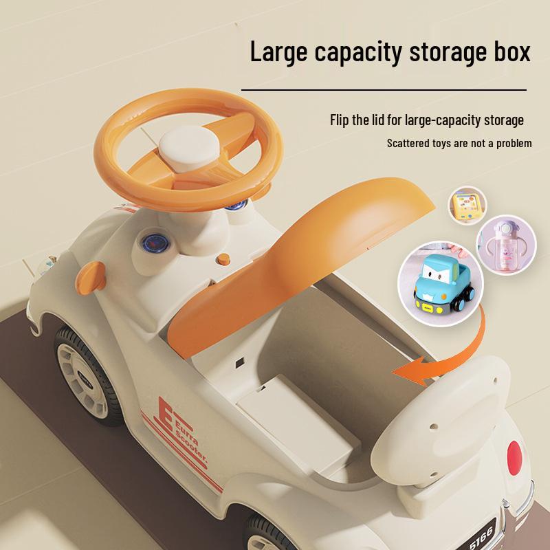 4-Wheeled Toddler Wiggle Car & Balance Bike for Ages 1-3 - Baby Walker & First Birthday Gift