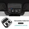 ABS Carbon Fiber Style For Subaru Forester 2025 2026 Car Reading Light Instrument Co-Pilot Rear Air Outlet Kits Modified Sticker