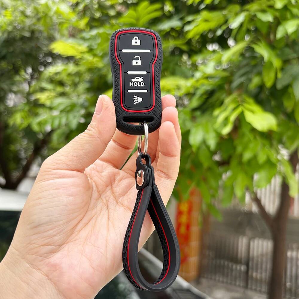 Silicone Keychain Holder For Nissan Tiida Sentra X-Trail T30 Altima Frontier Maxima For Infiniti Qx56 Ja60 Fx35 Key Case Cover