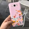 Soft TPU Case For Samsung J7 J5 J3 2016 Phone Case Flower Printed Silicone Cute Back Cover For Samsung Galaxy J3 J5 7 2016 Funda