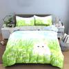 Cat-Themed Pastoral Art Set Soft Comfortable Duvet Cover Bedding Set Included 1*Duvet Cover & 2*Pillowcases, Gift