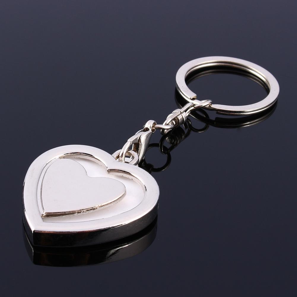Cute Mini Creative Metal Alloy Insert Photo Picture Frame Keyring Keychain Gift