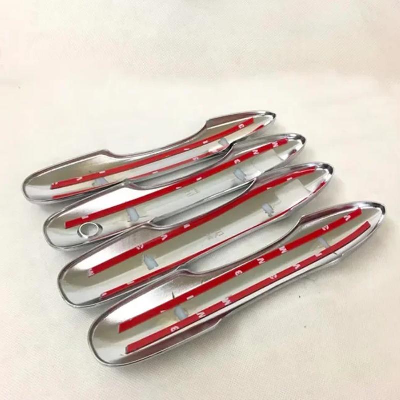 Car Decoration Door Handle Cover For Toyota Camry XV70 2017 -2024 New Chrome Car Side Trim Sticker Free Drop Shipping