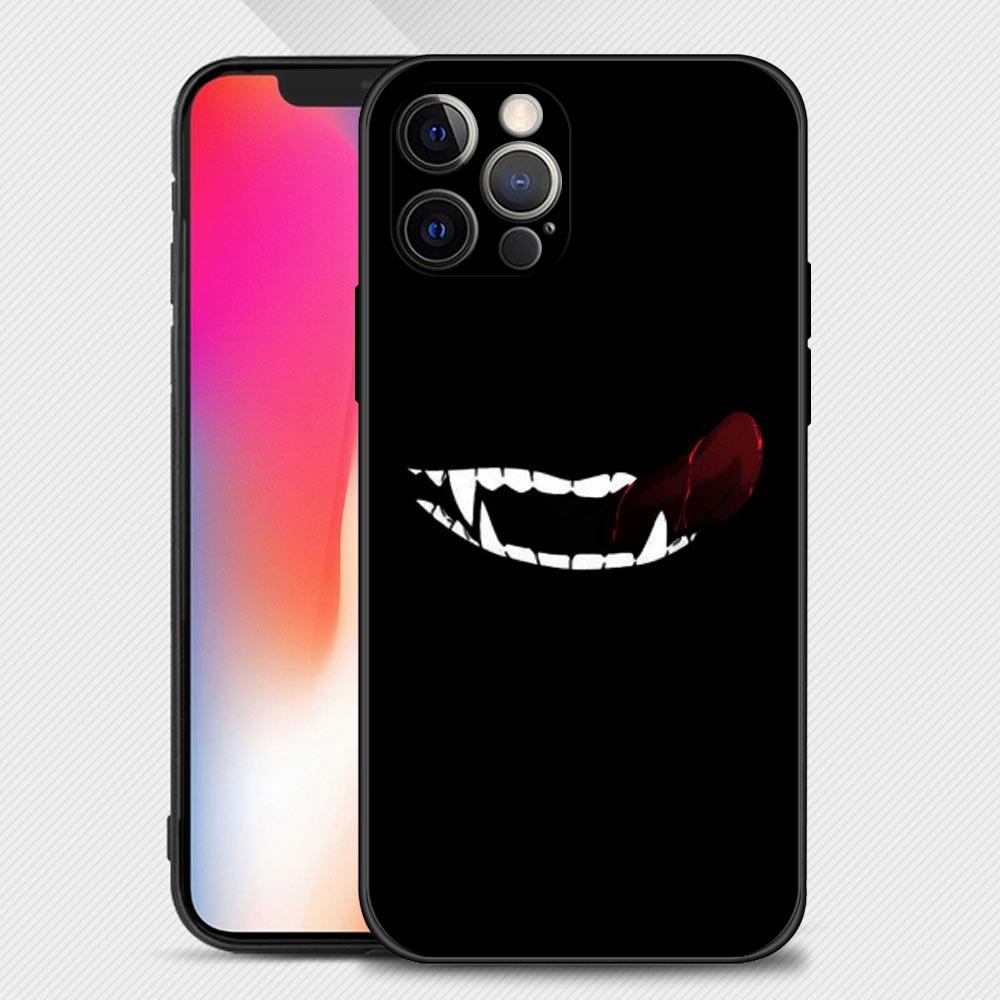 Scary Smile Skeleton Devil Case For Apple iPhone 14 13 12 11 Pro Max 13 12 Mini XS Max XR X 7 8 Plus 6 6S Silicone Shell
