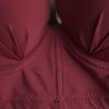 Dame Ensfarvet Samlende Justerbar BH Åndbar Push Up Stålbøjle BH BH Hyggelig Brystrørstop Bralette Vest