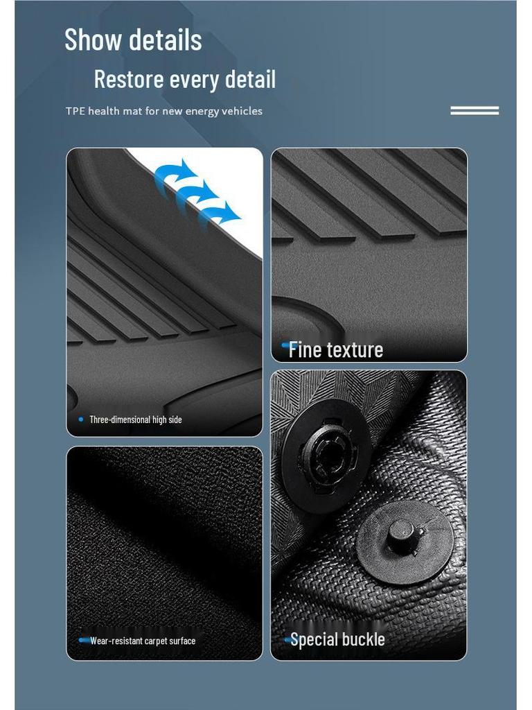 2024 Geely Xingyuan TPE Dirt-Resistant Floor and Trunk Mats - Eco-Friendly and Vehicle-Specific
