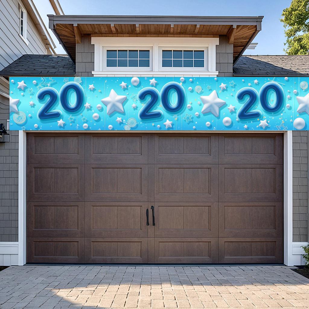 Leaf Decoration 2020 Banner Year Celebration Banner New Year Banner for Indoor Decoration Holiday Decoration New Year Party