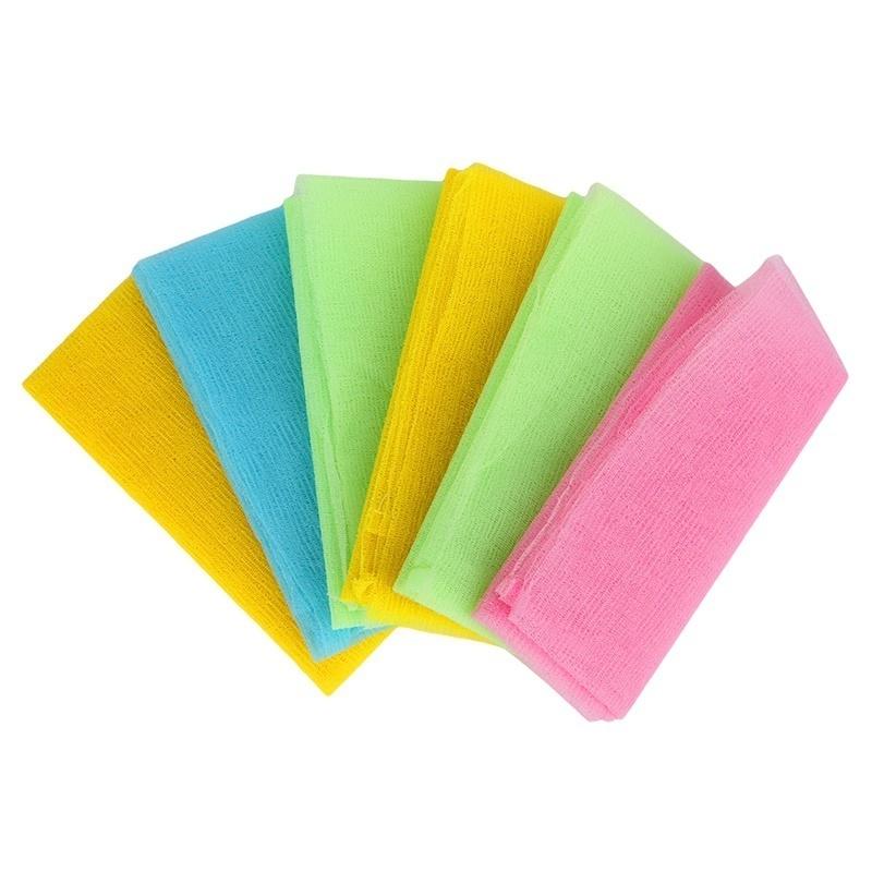 Nylon Mesh Baths Shower Body Wash Clean Exfoliate  Puff Wash Towel Cloth Scrubbers