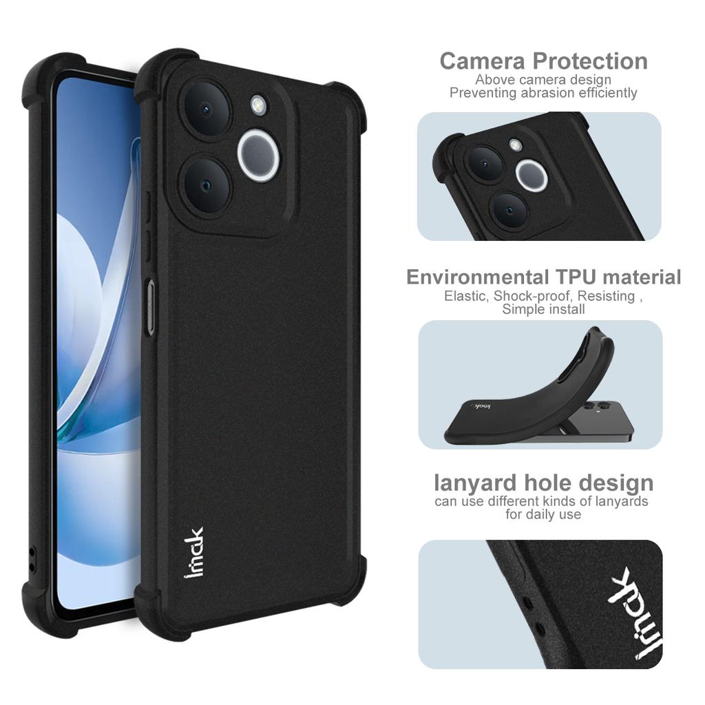 Realme Note 70 / 70T 4G Phone Case IMAK Shock-resistant Soft Case