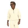 Men's Casual Half-Zip Pullover Sweatshirt for Everyday Wear