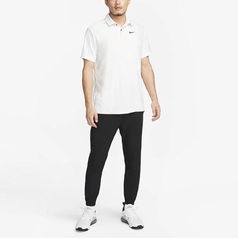 Nike Solid Color Cuffed Joggers Men Bottoms Black DV7131-010