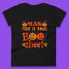Man This Is Some Boo Sheet Funny Ghost Halloween Costume Womens Tee T Shirt Mens Tops Unisex Top
