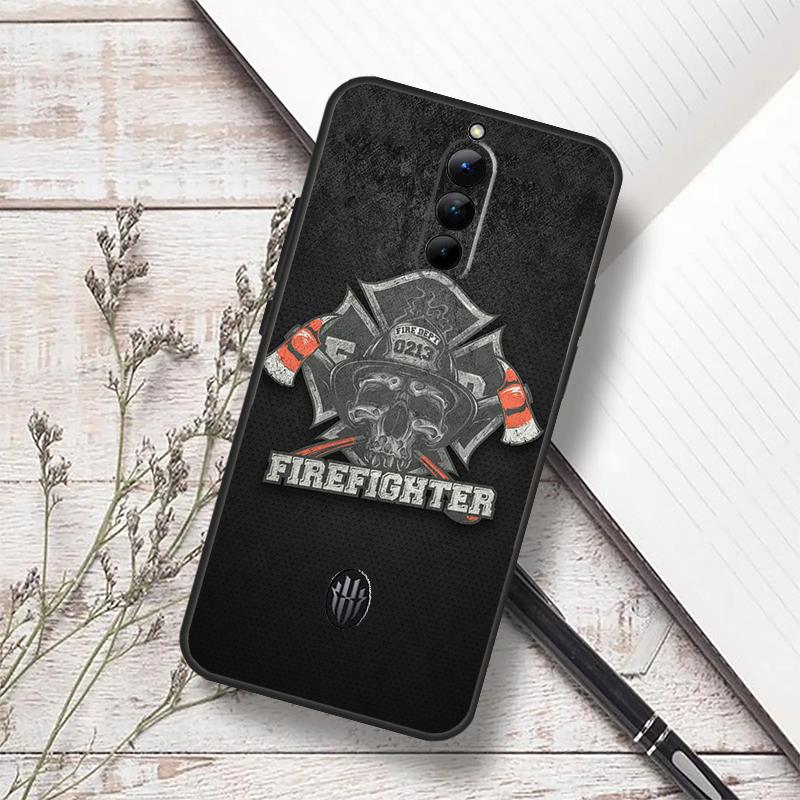 

Rescue Fire Dept Case For ZTE Nubia Red Magic 10 Air 6S 7S 6 7 Pro RedMagic 8 9 8S 9S 10S 11 Pro Plus Cover Red Magic 6R