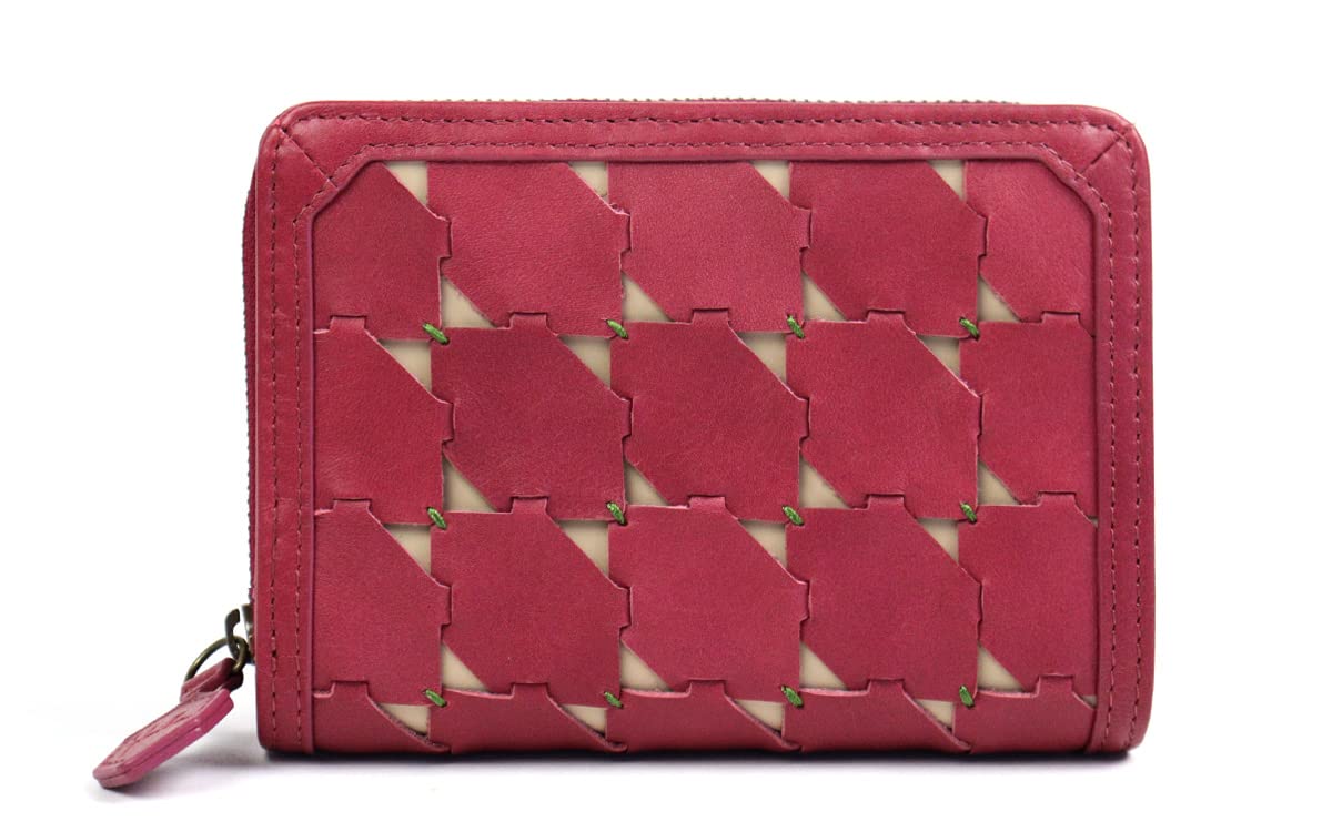 

Mucho Bifold Wallet External Round Zipper Coin Purse 5470420 [Sibilla] (Purple (62))