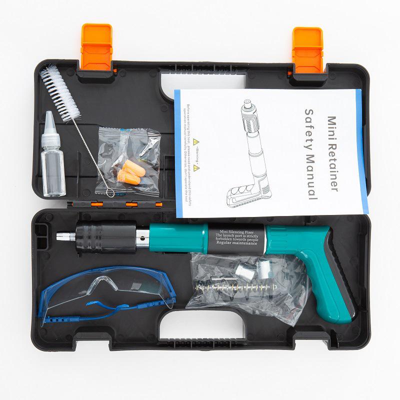 Silenced Mini Powder-Actuated Nail Gun for Concrete Walls