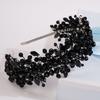5 Colors Handmade Wedding Bride Luxury Red Blue Rhinestones Tiaras and Crowns Bridal Headband Costume Hair Accessories for Women