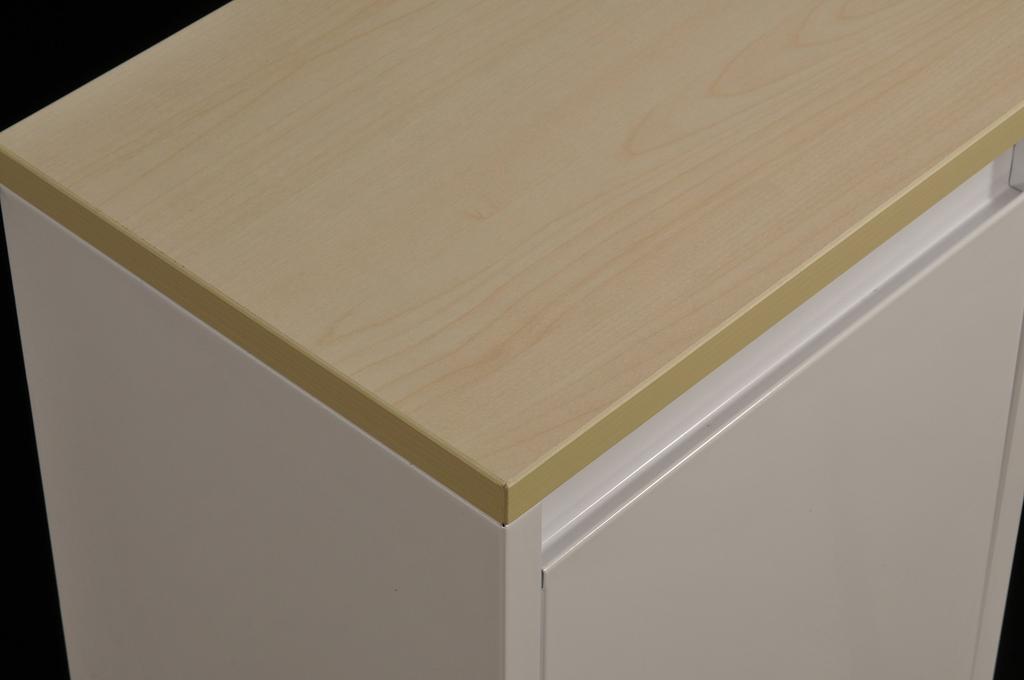 Staubbehältertyp 2-Kammer YY-WSB-32 Weiß/Ahorn