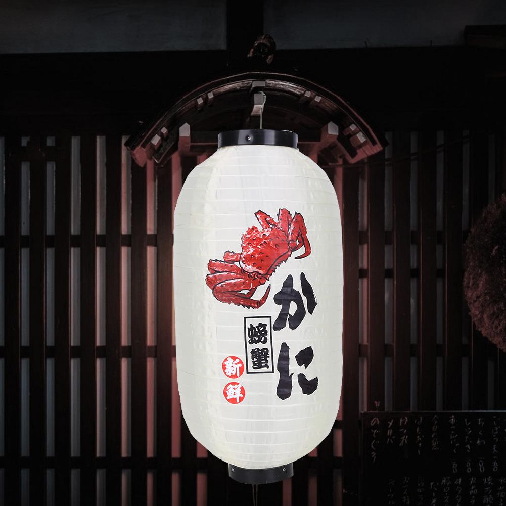 Cloth Decorative Lanterns Long-term Use Without Light Outside Lanterns Lightweight 2 Sides Painting for Shop Hotel Decoration