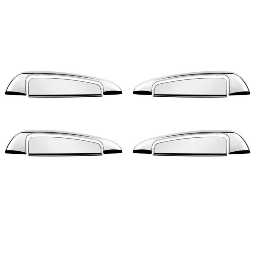 Chrome Door Handle Covers Trim For Fiat Grande Punto- Linea 2006 2007 2008 2009 2010 2011 2012 2013-2018