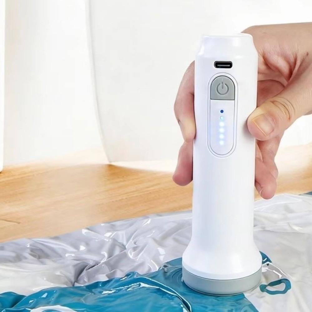Leichte elektrische Vakuumpumpe Wiederaufladbare Kompressionsbeutel Luftpumpe Vakuumbeutel Pumpe Haushaltsgebrauch
