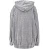 adidas Originals Women's Trefoil Logo Hooded Sweatshirt Grey IY8039