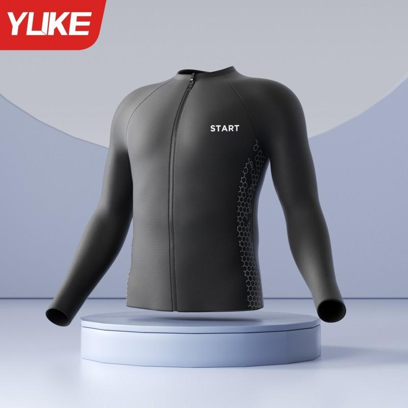 Mens UV Protection Rash Guard Set Long Sleeve Top Quick Dry Board Shorts Snorkeling Swimming Surfing