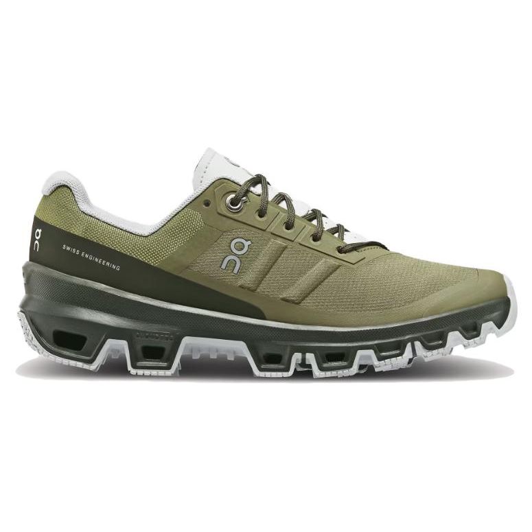 On Cloudventure Cushiing N-Slip Durable Low-Top Running Shoes Women running shoes Green Black 32-98267
