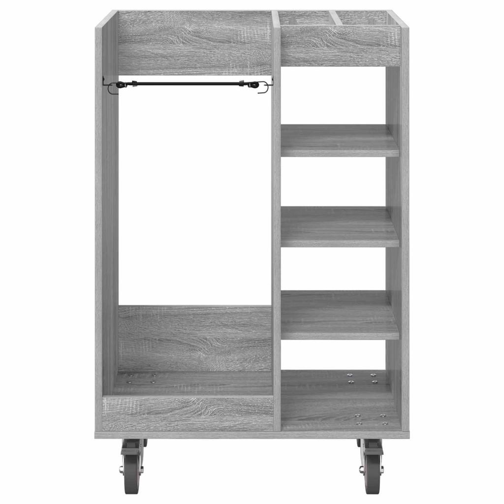 Golf Cabinet with Wheels Universal Grey Sonoma 65 x 45 x 98 cm