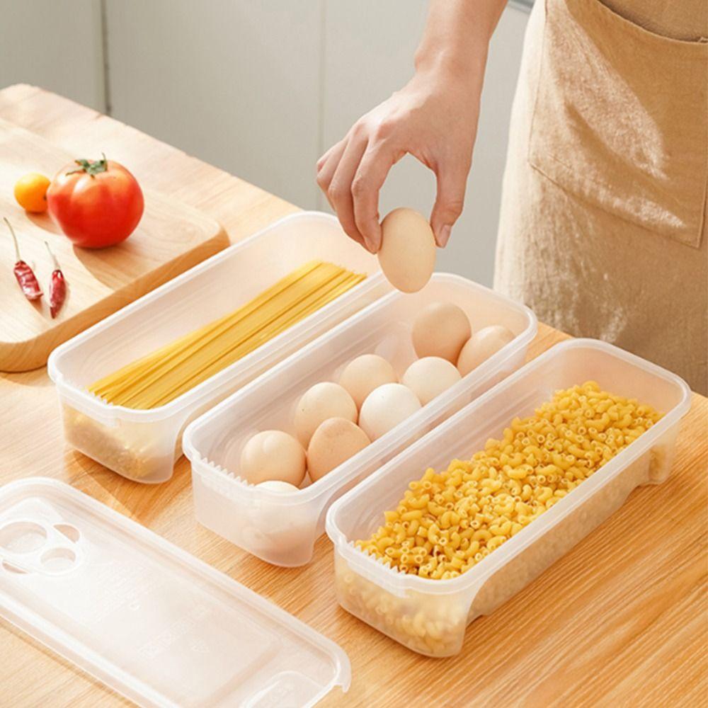 Rectangular Refrigerator Fresh Box Food Preservation Sealed Container  Kitchen Accessories