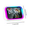 Smart Bluetooth Speaker Lntelligent Large-Screen Weather Temperature Display Table Speaker Clock Bedroom Decor Voice Assistant