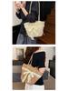 2025 Summer Pastoral Straw Woven Shoulder Bag - Perfect for Seaside and Beach Vacations