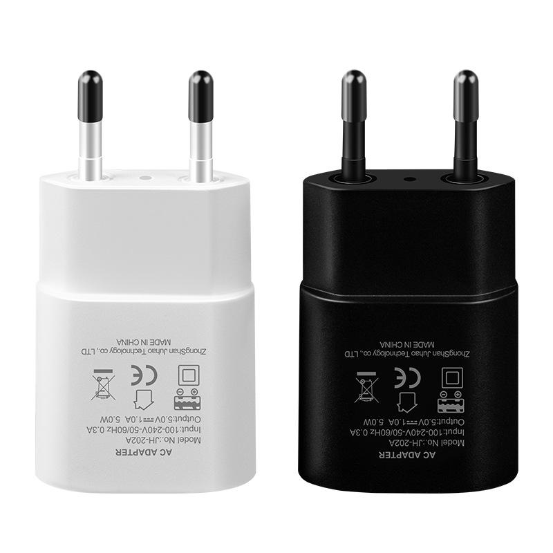 European CE Certification 5V1A2A Charger Head Usb Power Adapter Plug ROHS Certification Safe Charging