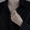 Luxury   Copper Vintage Ring For Women Jewelry Simple Diamond Ring Imitation Diamond Women'S Ring R310