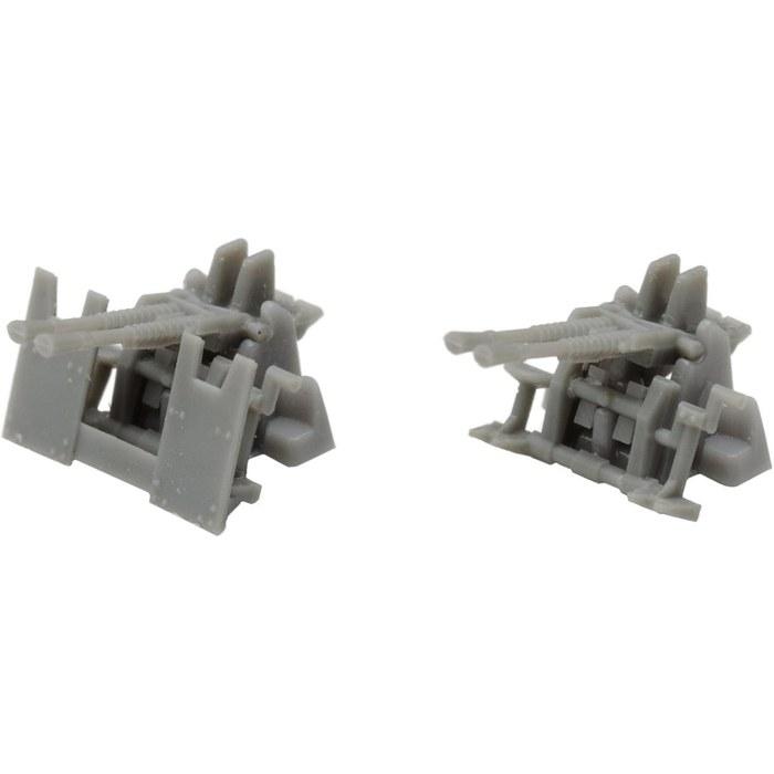 Fine Molds 1/350 Nano Dread Series Type 96 25mm Twin Machine Gun Plastic Model Parts WZ6 Mold Color Small