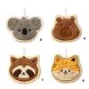 Animal Themed Kids Hand Towels Soft Absorbent Polyester Quick Drying for Kitchen and Bathroom