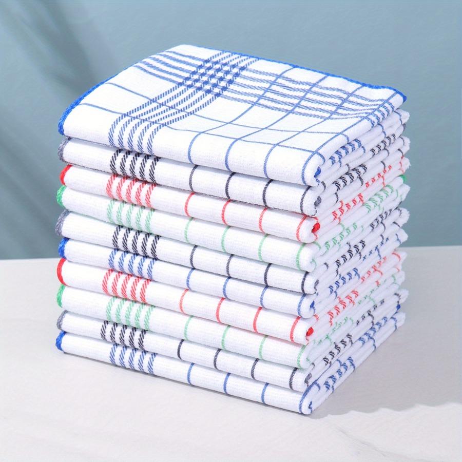 6pcs Large 15.75x23.62 Inch Dish Cloths, Super Absorbent & Lint-Free Quick-Dry Kitchen Towels for Cleaning, Coffee Machine, Home