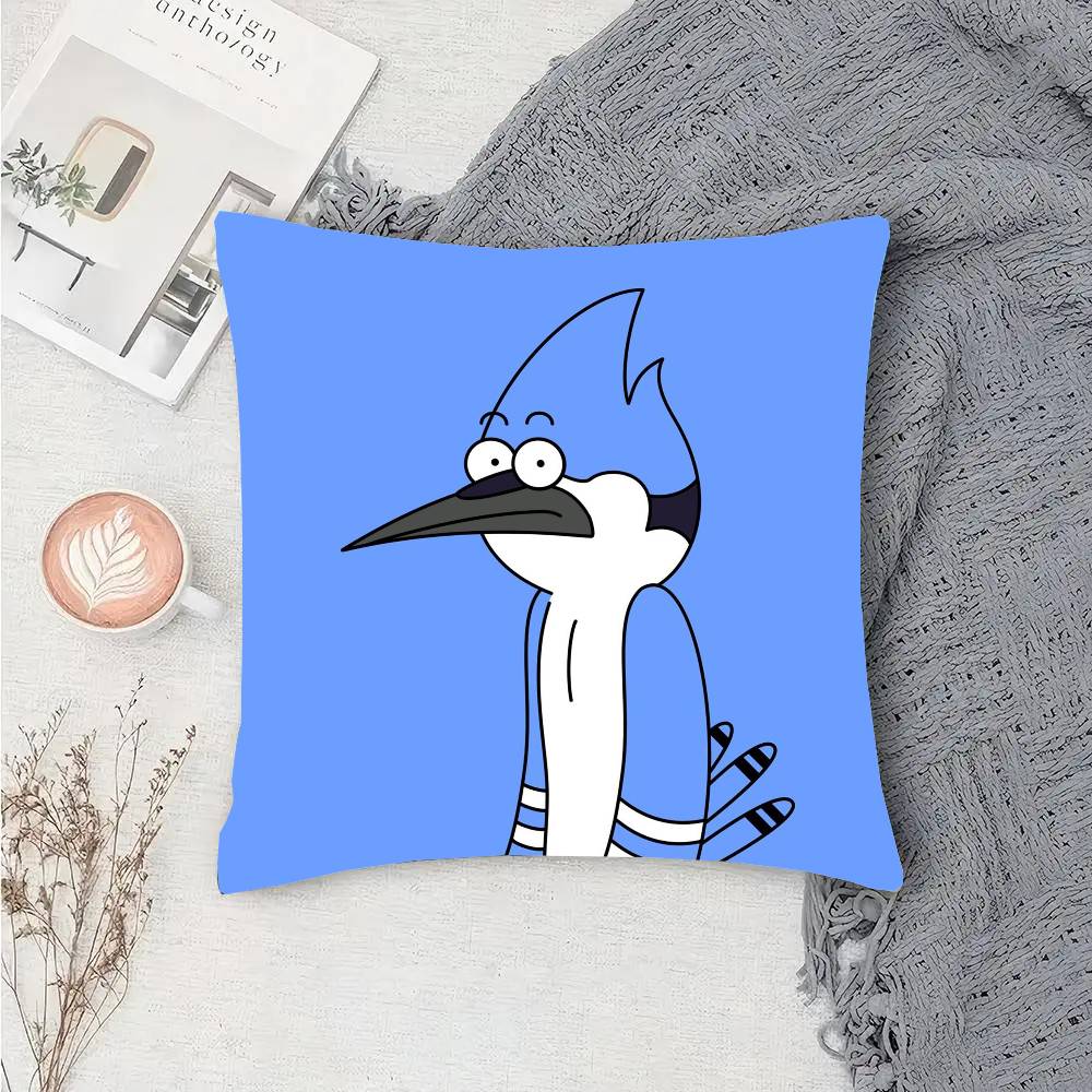 R-regular Cartoon Show Pillow Case Fashion Square Pillowcase Bedroom Sofa Room Ins Decoration Leisure