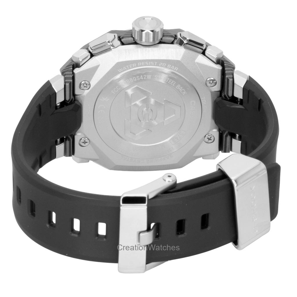 Casio G-Shock MT-G Resin Strap Smartphone Link Analog Black Dial Solar MTG-B4000-1A 200M Men's Watch