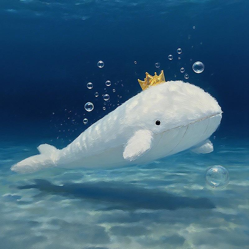 White Whale Soft Plush Toy Under The Sea Crown Whale Cute Ocean Animal Stuffed Plushies Dolls Gifts Ideal For Girls Kid Birthday Decoration
