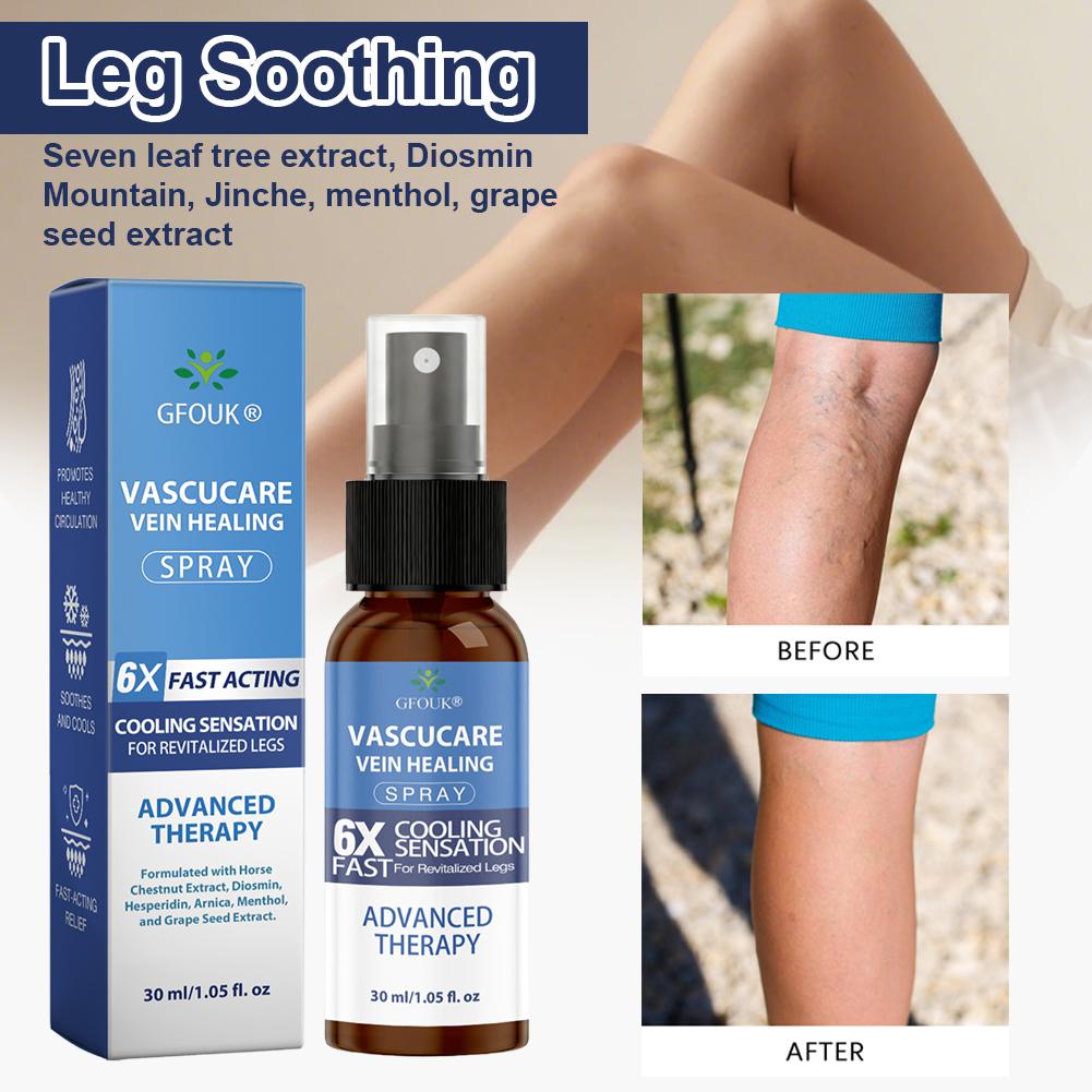 1-10PCS Leg Cramp & Soreness Relief Spray Natural Plant Extract Soothing Mist Portable Design for Gentle Care for Fatigued Leg