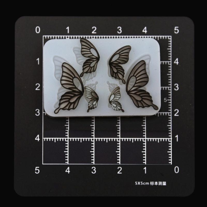 Ear Rings Epoxy Mould Eye Catching Butterfly Earrings Mold Customized Ear Pendant Silicone Molds for Craft Enthusiasts