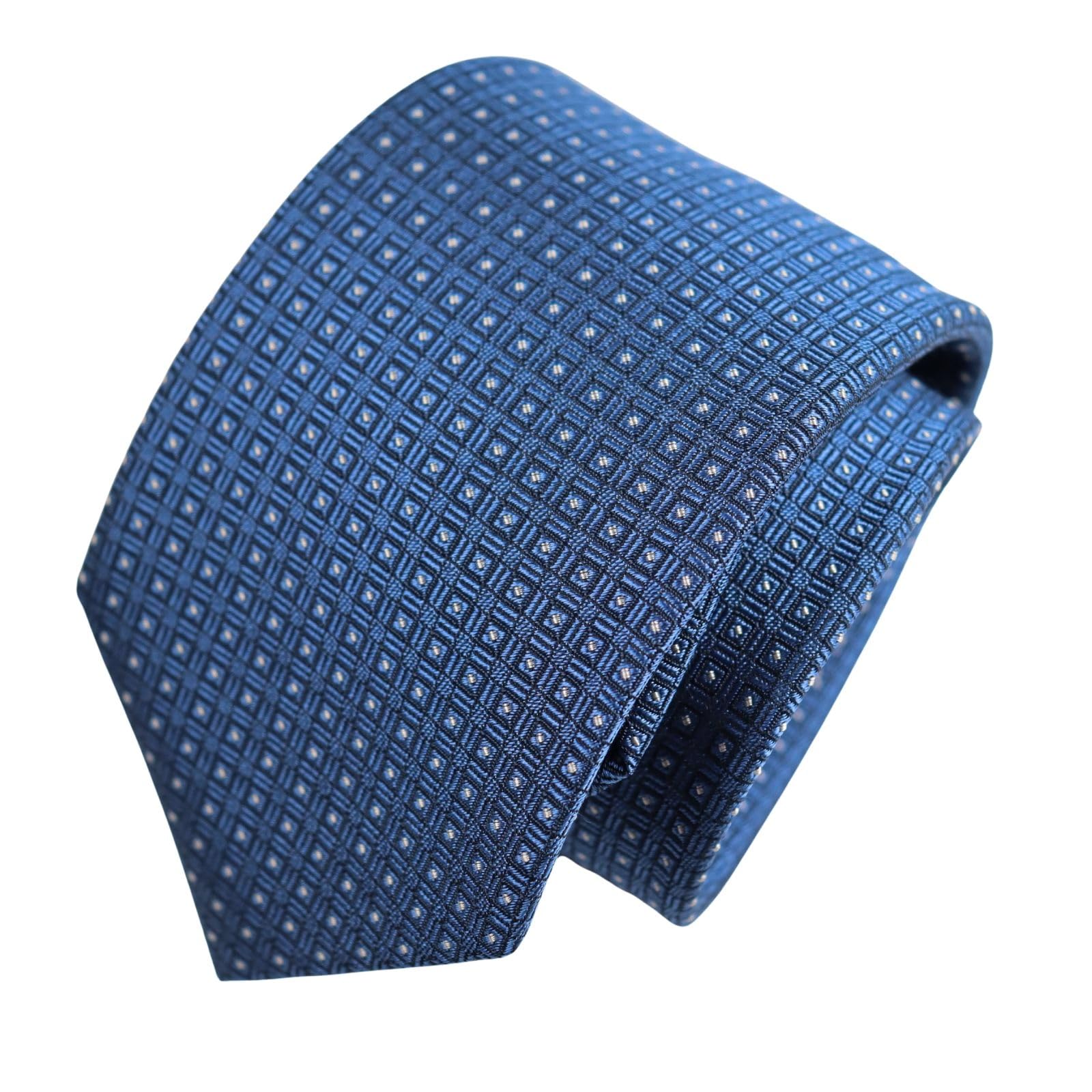 

[Michiko London] Necktie, Gift Box Included, Italian Fabric, Made in Japan, Small Pattern, SilkCotton, Brand Name, Gift, Present, Men sWomen s,