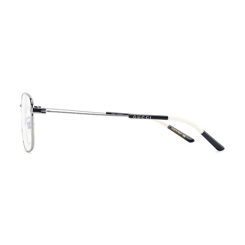 Gucci optical glasses [Available prescriptions] Personalized square frame, square glasses, same Gunmetal F dust bag + glasses case (random color)